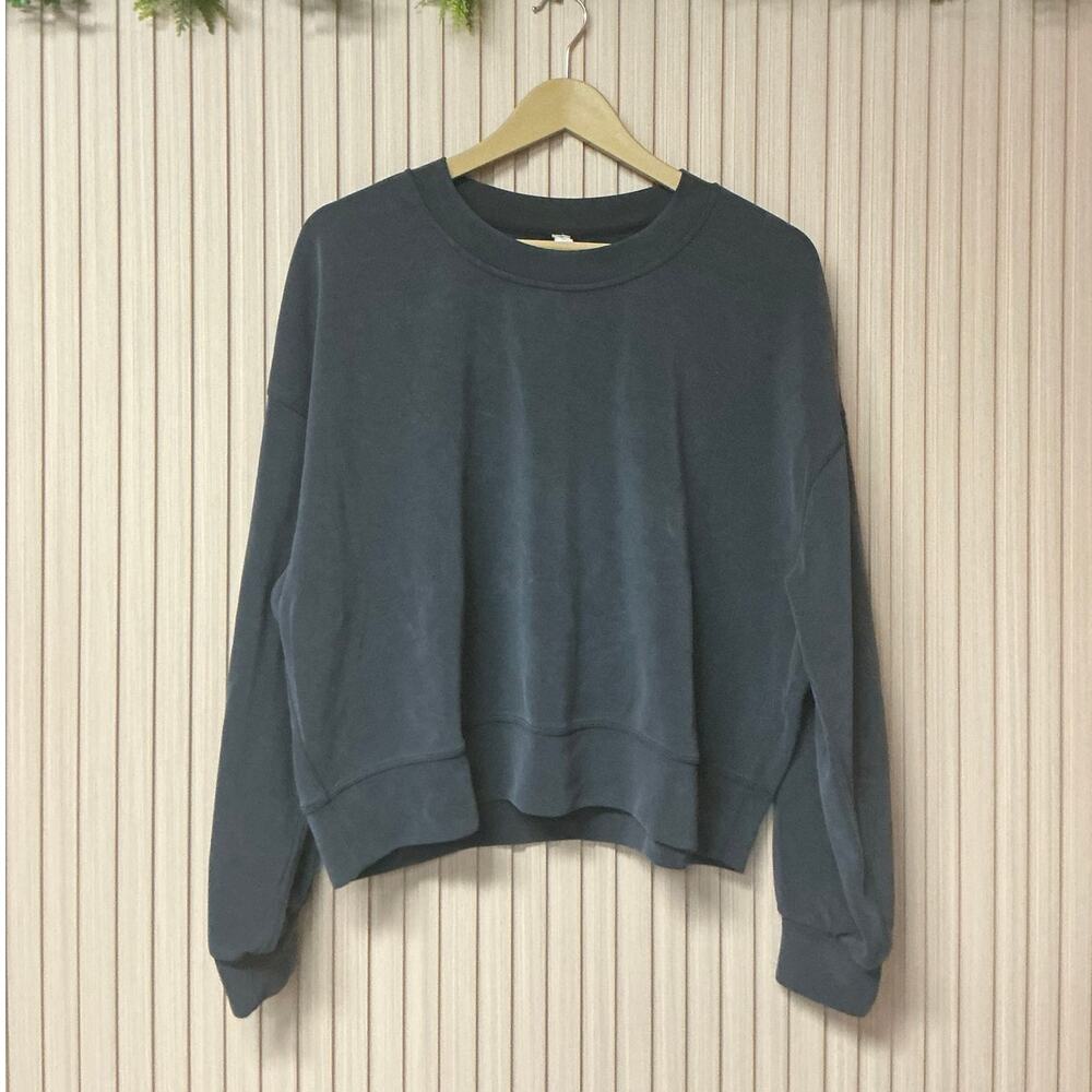 Lululemon Women's Crewneck Pullover Sweatshirt Gray Size 10